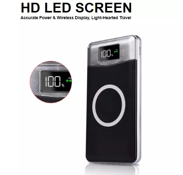 carregador sem fio de carregamento rápido de Qi da luz sem fio da noite do Desktop do carregador 10W para o iPhone para Samsung