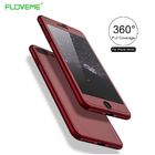 For iPhone 7 7 plus 8 Case 360 Degree Mobile Phone Full Cover with Nano Tempered Glass Protector